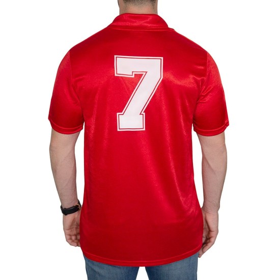 Women's Spain 1982 Retro World Shirt #7 Women's Spain 1982 Retro World Shirt #7