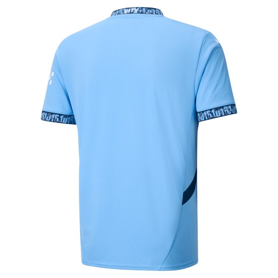 Men's Manchester City 2024/25 Home Long Sleeved Shirt