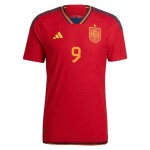 Gavi #9 Spain Home Jersey World Cup 2022