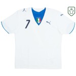 Men's Italy 2006 Away Retro Shirt Del Pìero #7