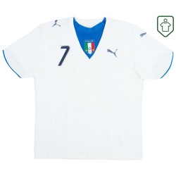 Men's Italy 2006 Away Retro Shirt Del Pìero #7