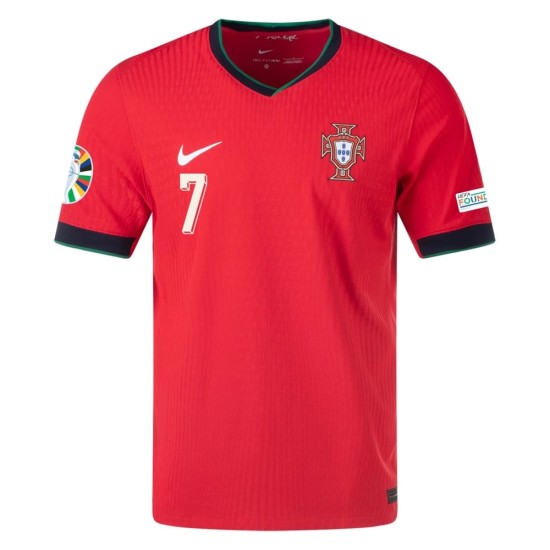 Cristiano Ronaldo #7 Portugal Player Version Home Jersey EURO 2024