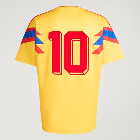 Men's Colombia 1990 Away Retro Shirt #10