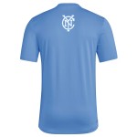 Kid's New York City FC 2025 Third Hook AEROREADY Shirt - Blue Kid's New York City FC 2025 Third Hook AEROREADY Shirt - Blue