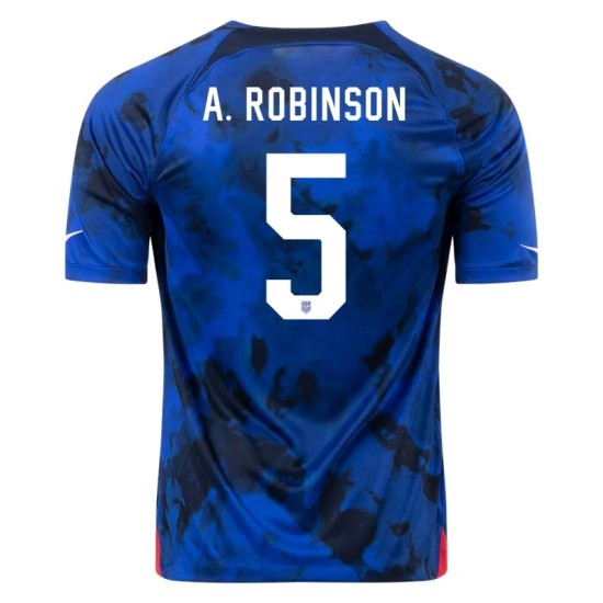 Antonee Robinson #5 USMNT Away Jersey World Cup 2022