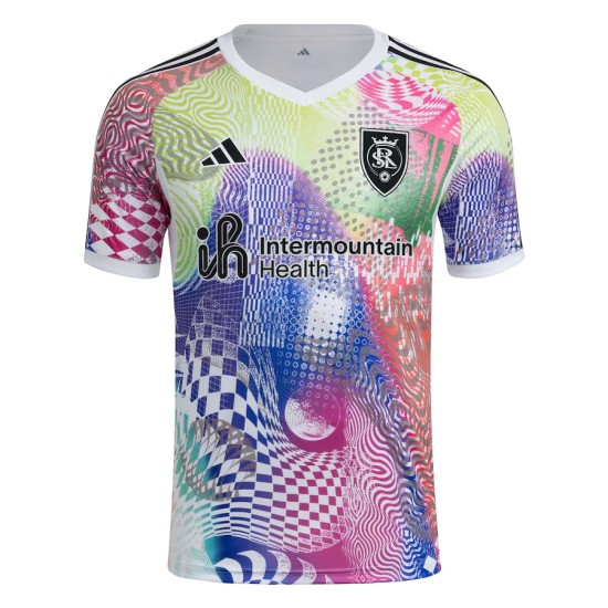 Men's Real Salt Lake 2025 Third Pre Match Shirt - White