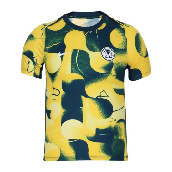 Men's Club América 2024/25 Third Prematch Shirt - Yellow