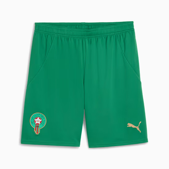 Kid's Morocco 2025 Third Shorts - Green Kid's Morocco 2025 Third Shorts - Green