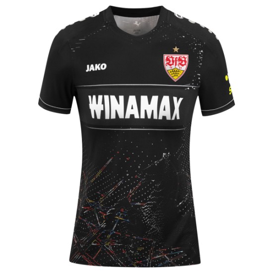 Women's VfB Stuttgart 2024/25 Away Shirt - Black