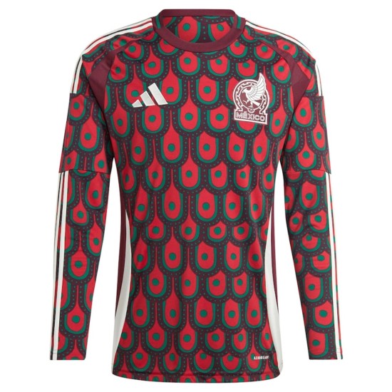 Mexico Home Long Sleeve Jersey Copa America 2024 Mexico Home Long Sleeve Jersey Copa America 2024