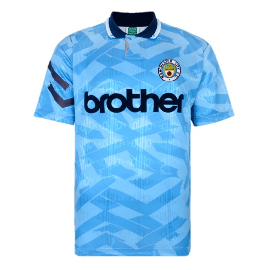 Men's Manchester City 1992 Home Retro Shirt