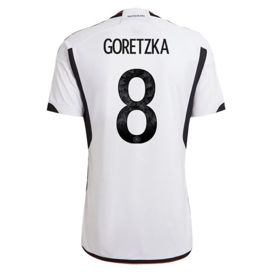 Leon Goretzka #8 Germany Home Jersey World Cup 2022
