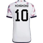 Takumi Minamino #10 Japan Away Jersey World Cup 2022 Takumi Minamino #10 Japan Away Jersey World Cup 2022