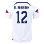 Miles Robinson #12 USMNT Home Jersey World Cup 2022 Miles Robinson #12 USMNT Home Jersey World Cup 2022