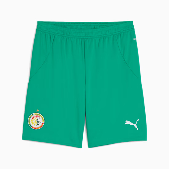 Kid's Senegal 2025 Home Shorts - Green Kid's Senegal 2025 Home Shorts - Green