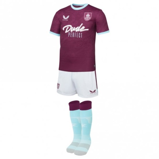 Kid's Burnley 2025/26 Home Kit Kid's Burnley 2025/26 Home Kit