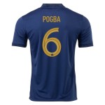 Paul Pogba #6 France Home Jersey World Cup 2022