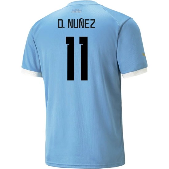 Darwin Nunez #11 Uruguay Home Jersey World Cup 2022