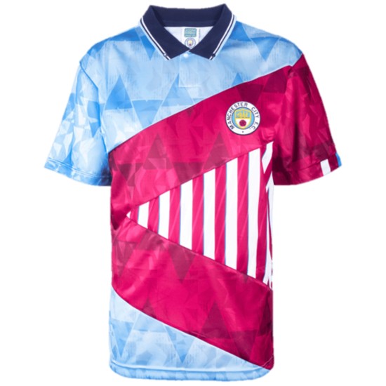 Kid's Manchester City 1990 Retro Mash-Up Shirt Kid's Manchester City 1990 Retro Mash-Up Shirt