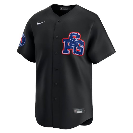 Men's PSG x MLB 2025/26 Limited Shirt - Black Men's PSG x MLB 2025/26 Limited Shirt - Black
