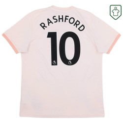 Men's Manchester United 2018/19 Away Retro Shirt Rashford #10
