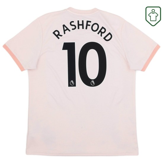 Men's Manchester United 2018/19 Away Retro Shirt Rashford #10 Men's Manchester United 2018/19 Away Retro Shirt Rashford #10