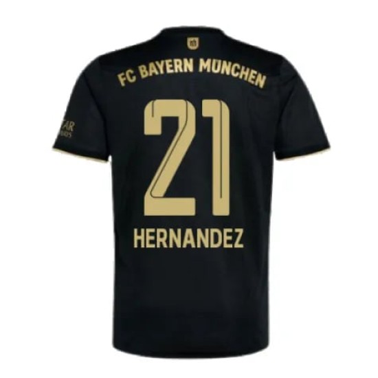 Women's L.HERNANDEZ Bayern Munich 2021/22 Away Shirt