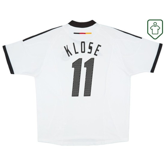 Men's Germany 2002/04 Home Retro Shirt Klose #11