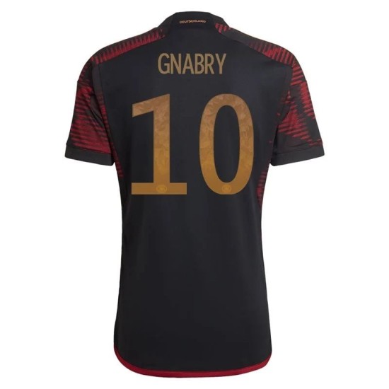 Serge Gnabry #10 Germany Away Jersey World Cup 2022