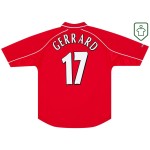 Men's Liverpool 2000/03 Home Retro Shirt Gerrard #17 Men's Liverpool 2000/03 Home Retro Shirt Gerrard #17