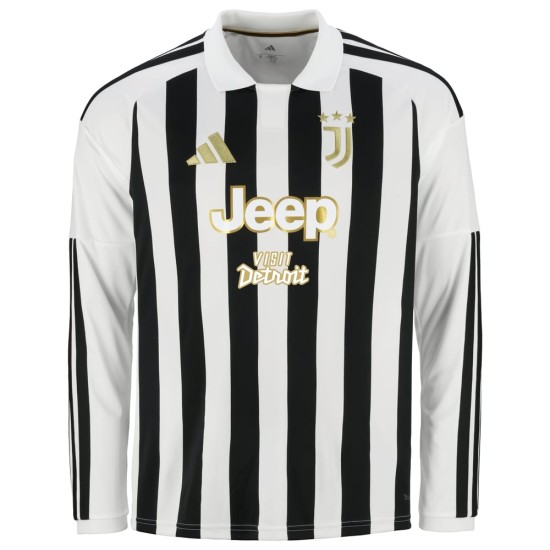Men's Juventus 2026/27 Home Long Sleeve Shirt