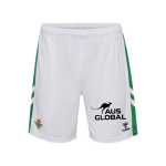 Men's Real Betis 2025/26 Home Shorts - White Men's Real Betis 2025/26 Home Shorts - White