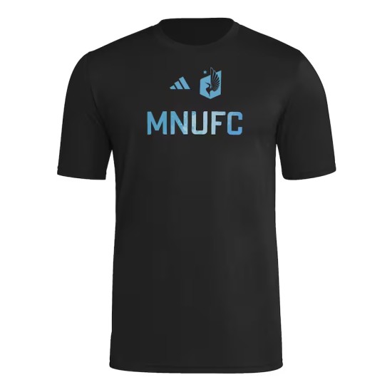 Men's Minnesota United FC 2025 Third Hook AEROREADY Shirt - Black Men's Minnesota United FC 2025 Third Hook AEROREADY Shirt - Black