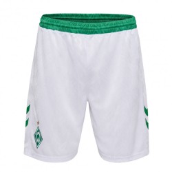 Kid's Werder Bremen 1846 2024/25 Home Shorts - White