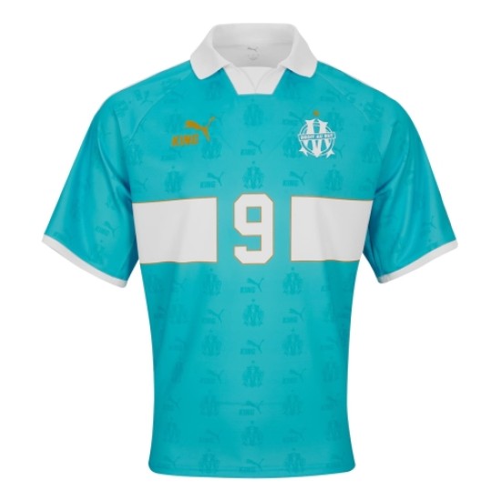 Men's OM Retro King Shirt #9  - Blue