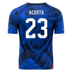 Kellyn Acosta #23 USMNT Away Jersey World Cup 2022