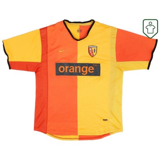 Men's RC Lens 2001/02 Home Retro Shirt