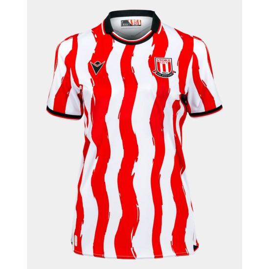 Women's Stoke City 2025/26 Home Unsponsored Shirt