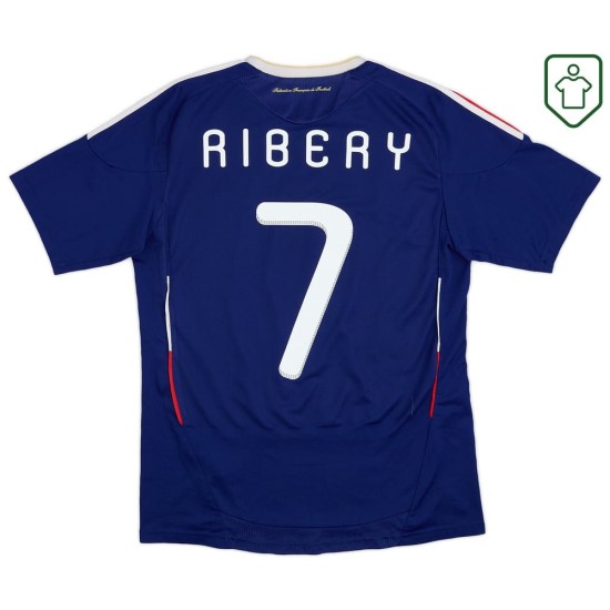Men's France 2009/10 Home Retro Shirt Ribery #7 Men's France 2009/10 Home Retro Shirt Ribery #7