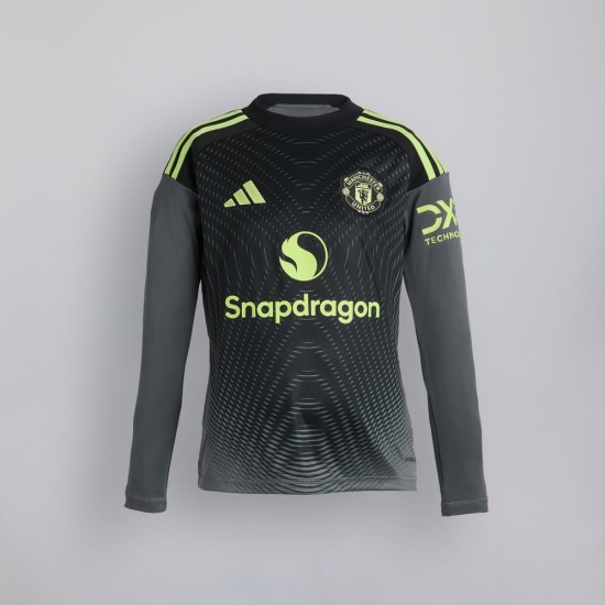 Kid's Manchester United 2025/26 Goalkeeper Long Sleeve Shirt Kid's Manchester United 2025/26 Goalkeeper Long Sleeve Shirt