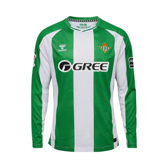 Men's Real Betis 2025/26 Home Long Sleeve Shirt Men's Real Betis 2025/26 Home Long Sleeve Shirt