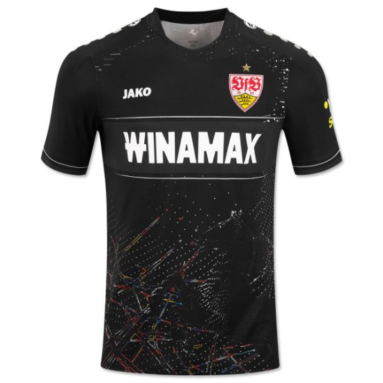 Men's VfB Stuttgart 2024/25 Away Shirt - Black