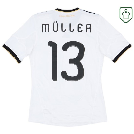 Men's Germany 2010/11 Home Retro Shirt Müller #13 Men's Germany 2010/11 Home Retro Shirt Müller #13