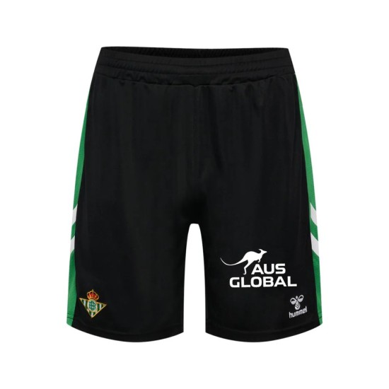 Women's Real Betis 2025/26 Home Shorts - Black Women's Real Betis 2025/26 Home Shorts - Black