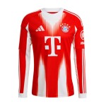 Kid's Bayern Munich 2025/26 Home Long Sleeve Shirt