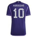 Diego Maradona #10 Argentina Away Jersey World Cup 2022
