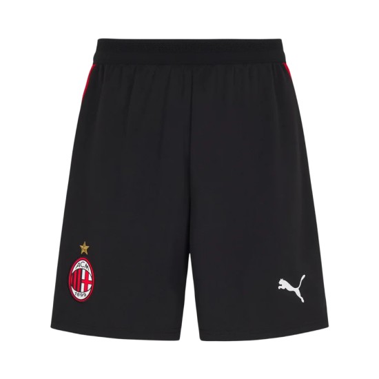 Kid's Milan 2026/27 Home Shorts - Black Kid's Milan 2026/27 Home Shorts - Black