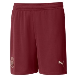 Kid's Manchester City 2024/25 Home Shorts - Red