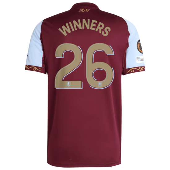 Kid's Aston Villa 2025/26 UEFA Europa League Winners Shirt Kid's Aston Villa 2025/26 UEFA Europa League Winners Shirt