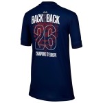 Men's PSG 2025/26 Home Shirt - Champions of Europe 2026 Print Men's PSG 2025/26 Home Shirt - Champions of Europe 2026 Print